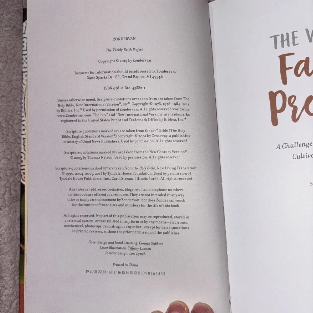 The Weekly Faith Project : A Challenge to Journal, Reflect,